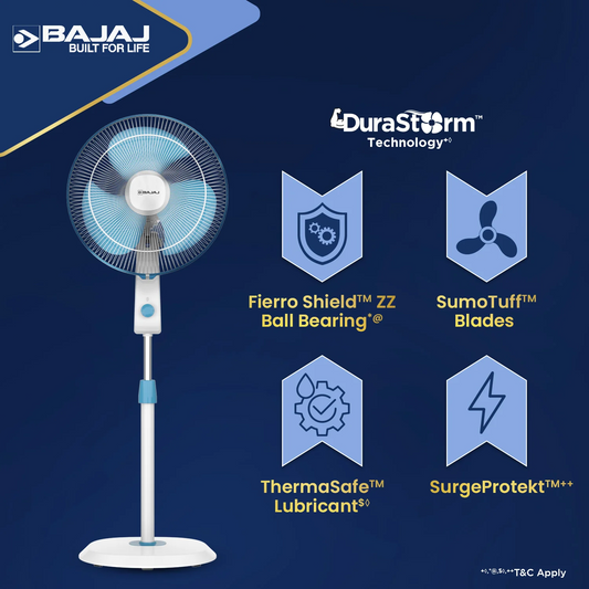 Bajaj Robusto HS 400mm High Speed Pedestal Fan
