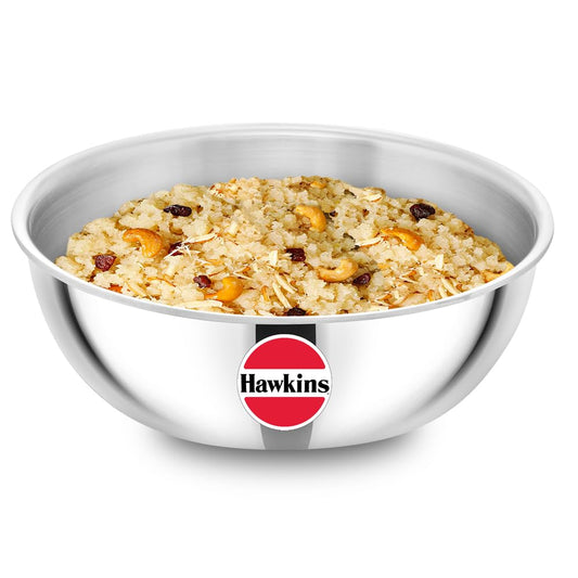 Hawkins Metro 1.5L Triply Stainless Steel Kadhai (Tasla)