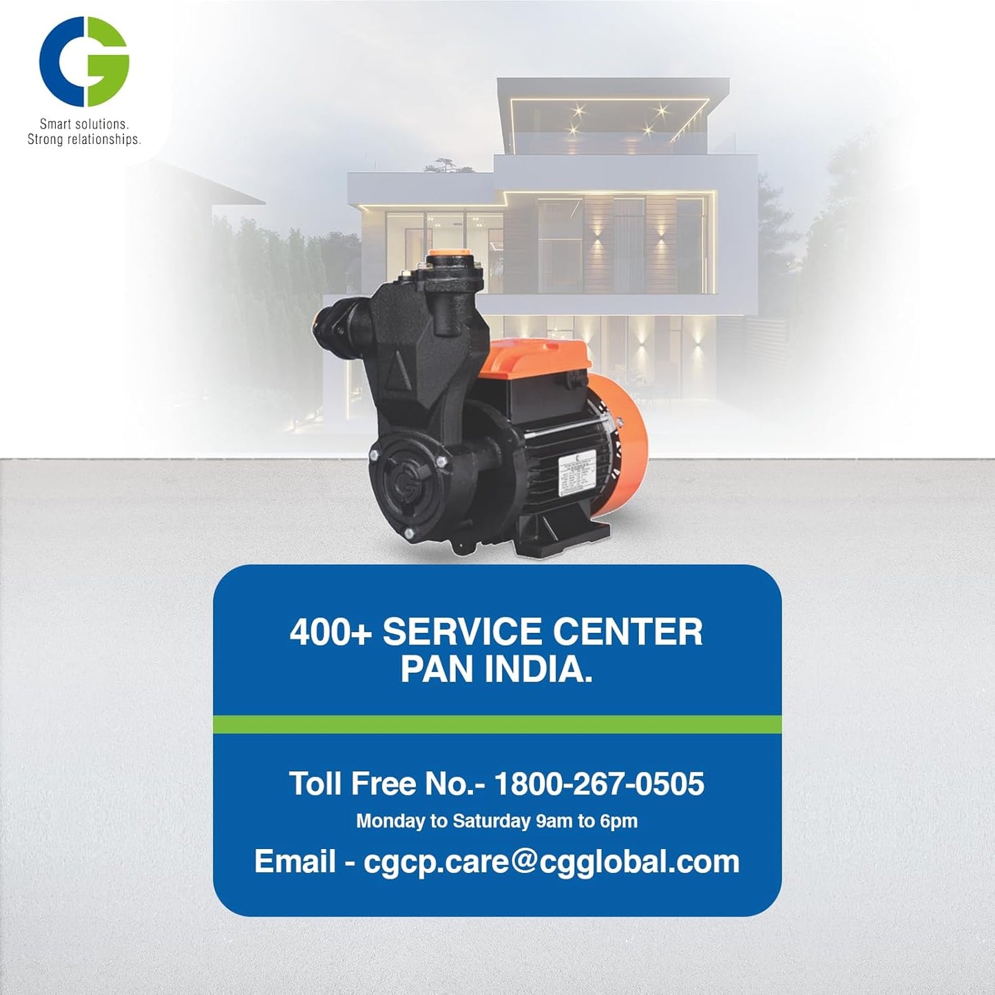 CG-CGDMM10ML | miniMARSHAL-I 0.75kW/1.0 HP | Regenerative Mini Monobloc Pump | Anti-Jam SS Insert | Rust Resistant | Copper Motor | S S Shaft | Overload Protection | PDC Motor Body | 2Yr Warranty