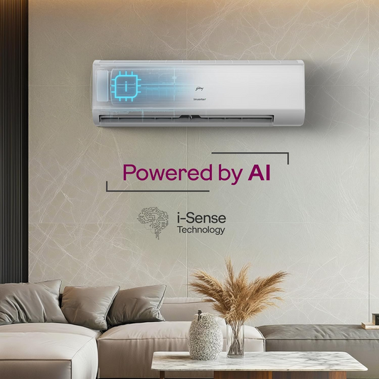Godrej 18J5TG WA 1.5 Ton. 5-Star Efficiency. AI Powered Cooling.