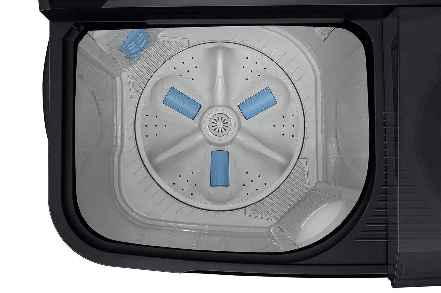 Samsung 8 kg, 5 star, Semi-Automatic Top Load Washing Machine (WT80C4200GG/TL, Air Turbo Drying, Light Gray, 5 Year Warranty on Wash Motor)