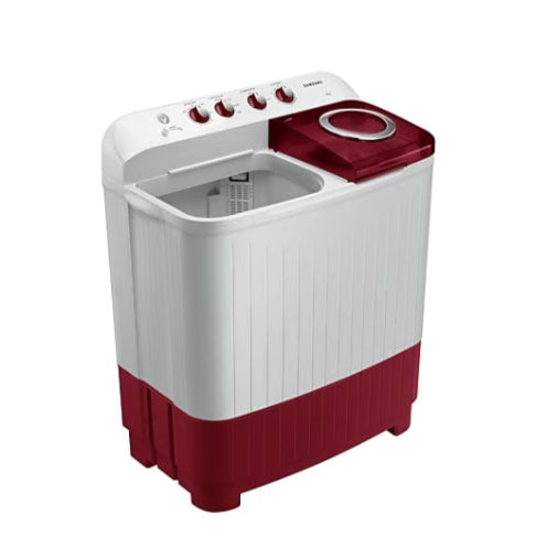 Samsung WT80C4000RR/TL – 8 Kg 5-Star Top Load Semi-Automatic Washer (Wine Red Lid)