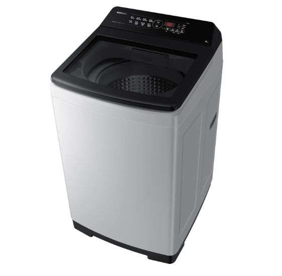 Samsung 8 kg, 5 star, Eco Bubble Tech, Digital Inverter Motor, Soft Closing Door, Fully-Automatic Top Load Washing Machine (WA80BG4441BGTL, Light Gray)