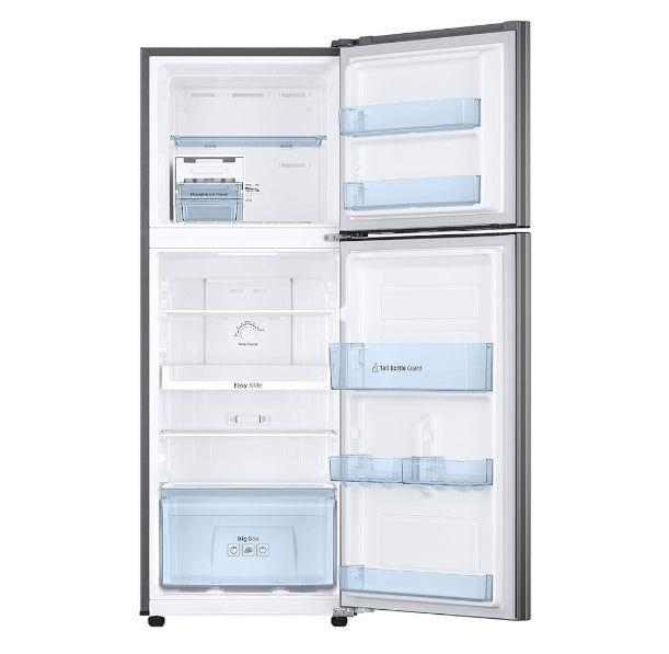 Samsung 236 L, 1 Star, Digital Inverter, Frost Free Double Door Refrigerator (RT28C3021GS/HL, Gray Silver)