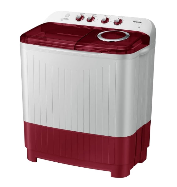 Samsung 8 kg, 5 star, Semi-Automatic Top Load Washing Machine (WT80C4000RR/TL, Air Turbo Drying, LIGHT GRAY,)