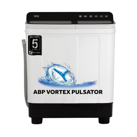 Haier 5-Star Rated Semi-Automatic Top Load Washer – 7 Kg, HTW70-178BKN (Black)