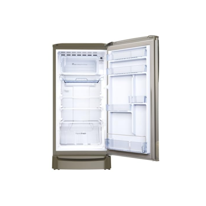 Godrej 180 L 2 Star Direct Cool Turbo Cooling Technology With Upto 24 Days farm Freshness Single Door Refrigerator (RD ERIOPLS 205B THF ST GL, Steel Glow)