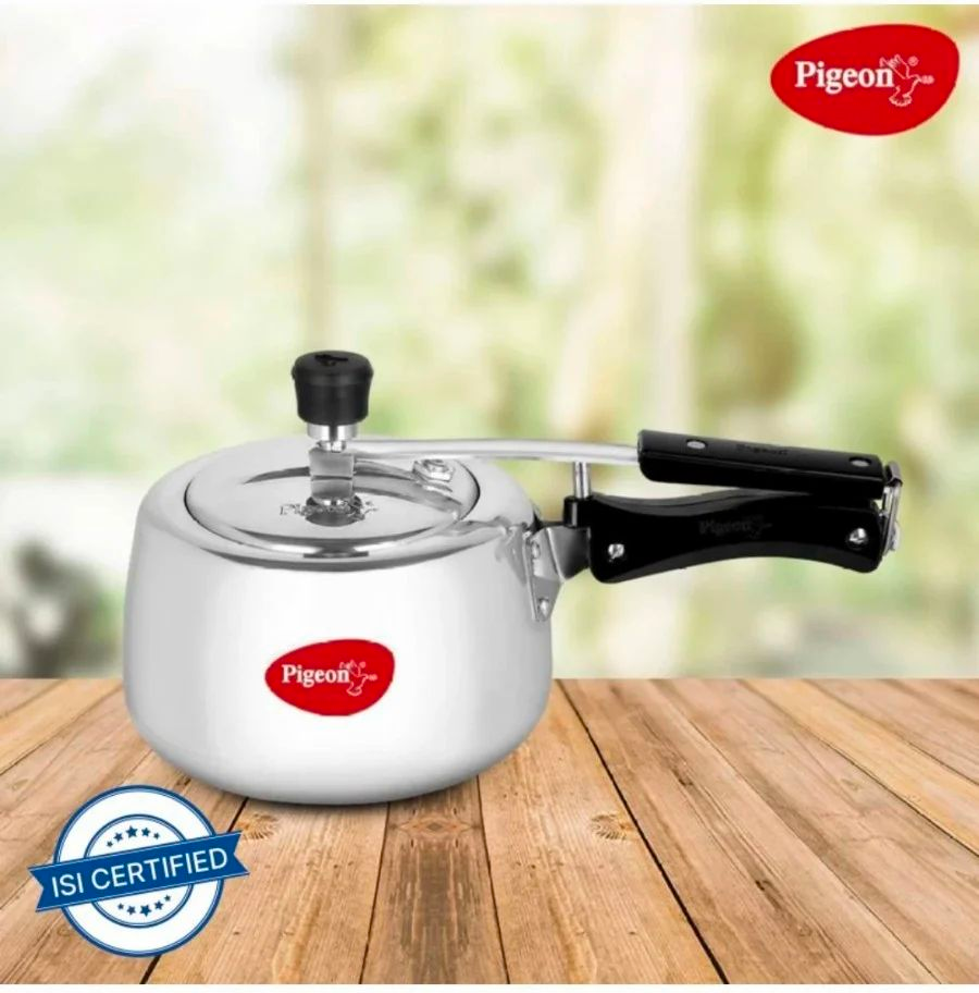 Pigeon Mila 2 Litre Pressure Cooker Compact Size | Fast Cooking | Everyday Use