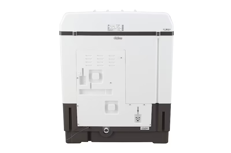 LG 10 Kg 5 Star Semi Automatic Washing Machine Roller Jet Pulsator | Dark Grey | Model: P1040RGAZ