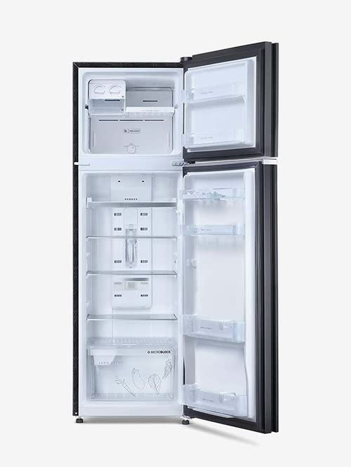 Whirlpool 292 Liters Double Door Refrigerator (Crystal Black/Glass Door, NEO 305GD PRM)