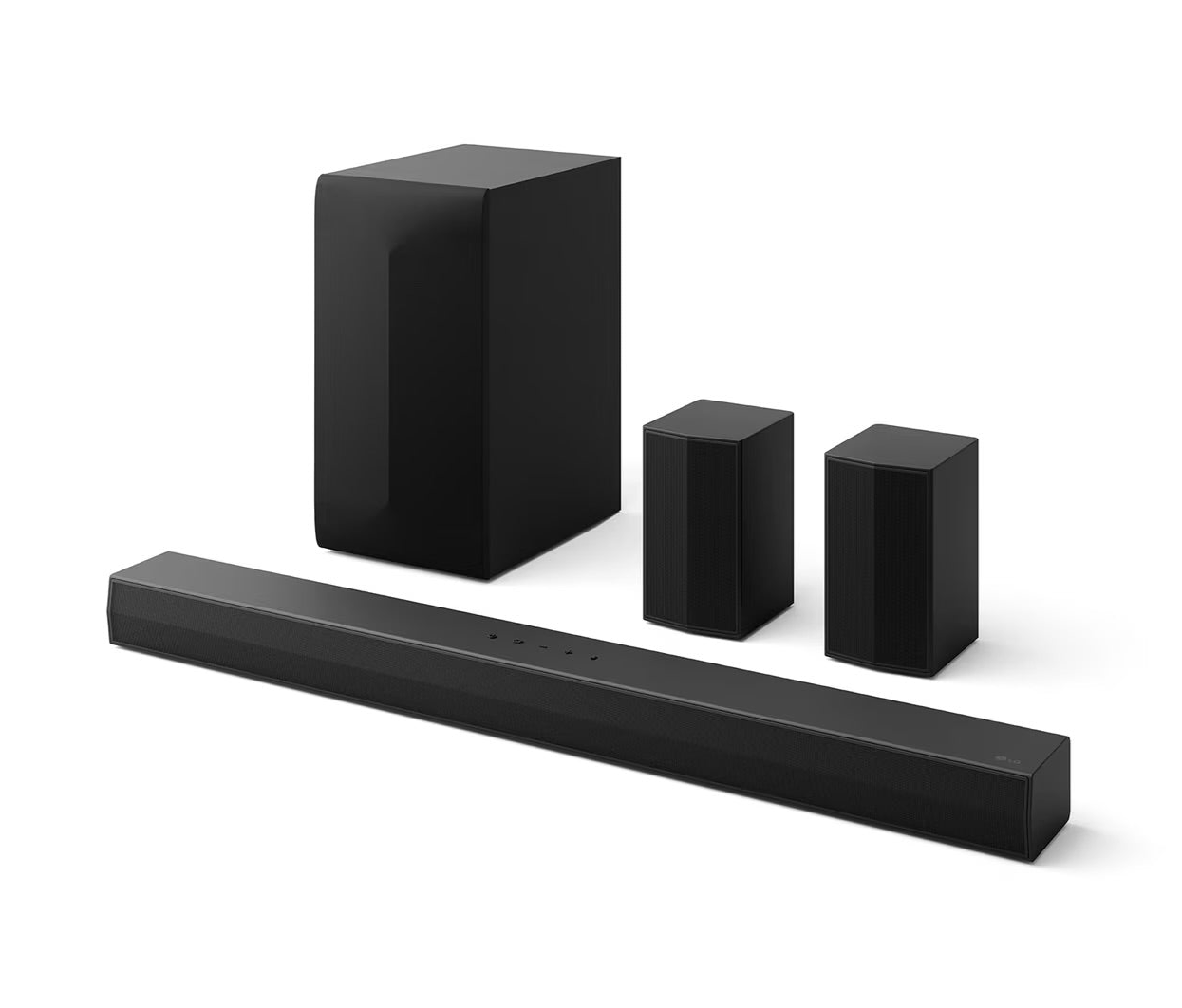 LG S65TR 5.1 Channel 600W Soundbar with Wireless Subwoofer and Rear Speakers