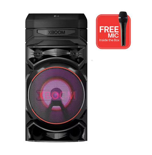 LG XBOOM RNC5 500W Bluetooth Party Speaker with Bass Blast+, Karaoke & DJ Effects
