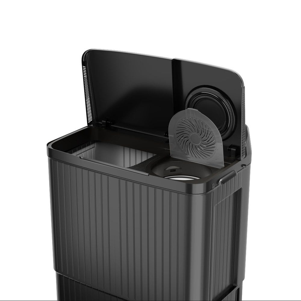 Haier 10kg Semi-Automatic Washing Machine HTW100-196BK