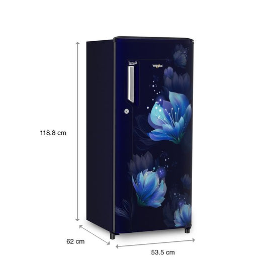 Whirlpool 184L 2-Star Single Door Refrigerator (Model: 73212)