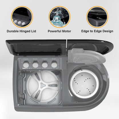 Whirlpool Hydrowash Elite 9 Kg 5-Star Semi-Automatic Washing Machine – SA30312, 3D Wave Tech