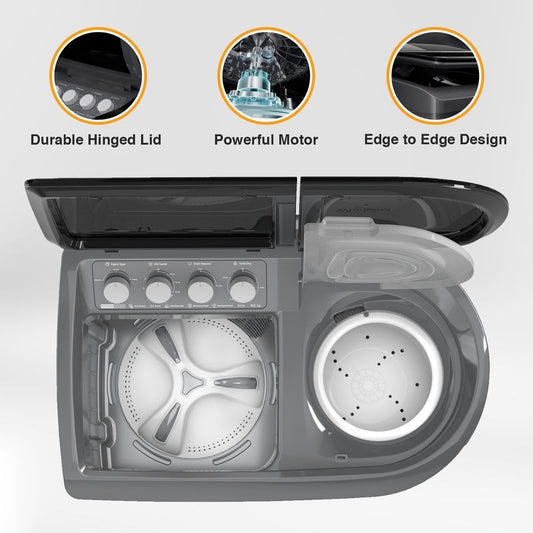 Whirlpool Hydrowash Elite SA30312 – 9kg 5-Star Semi-Automatic Top Load Washing Machine with 3D Wave Technology