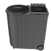 Whirlpool 10 kg Semi Automatic Washing Machine – ACE XL 10 (Dmix Grey Dazzle) | 10-Year Motor Warranty