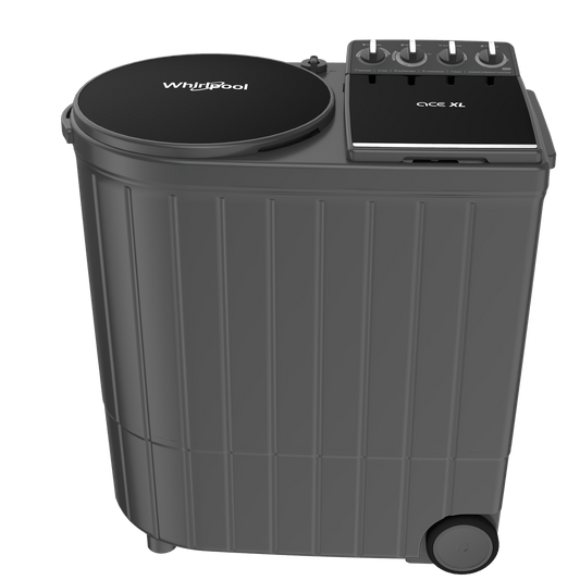 Whirlpool 10 kg Semi Automatic Washing Machine – ACE XL 10 (Dmix Grey Dazzle) | 10-Year Motor Warranty