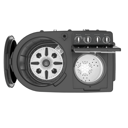Whirlpool 10 kg Semi Automatic Washing Machine – ACE XL 10 (Dmix Grey Dazzle) | 10-Year Motor Warranty