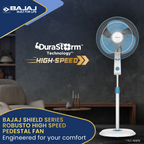 Bajaj Robusto HS 400mm High Speed Pedestal Fan