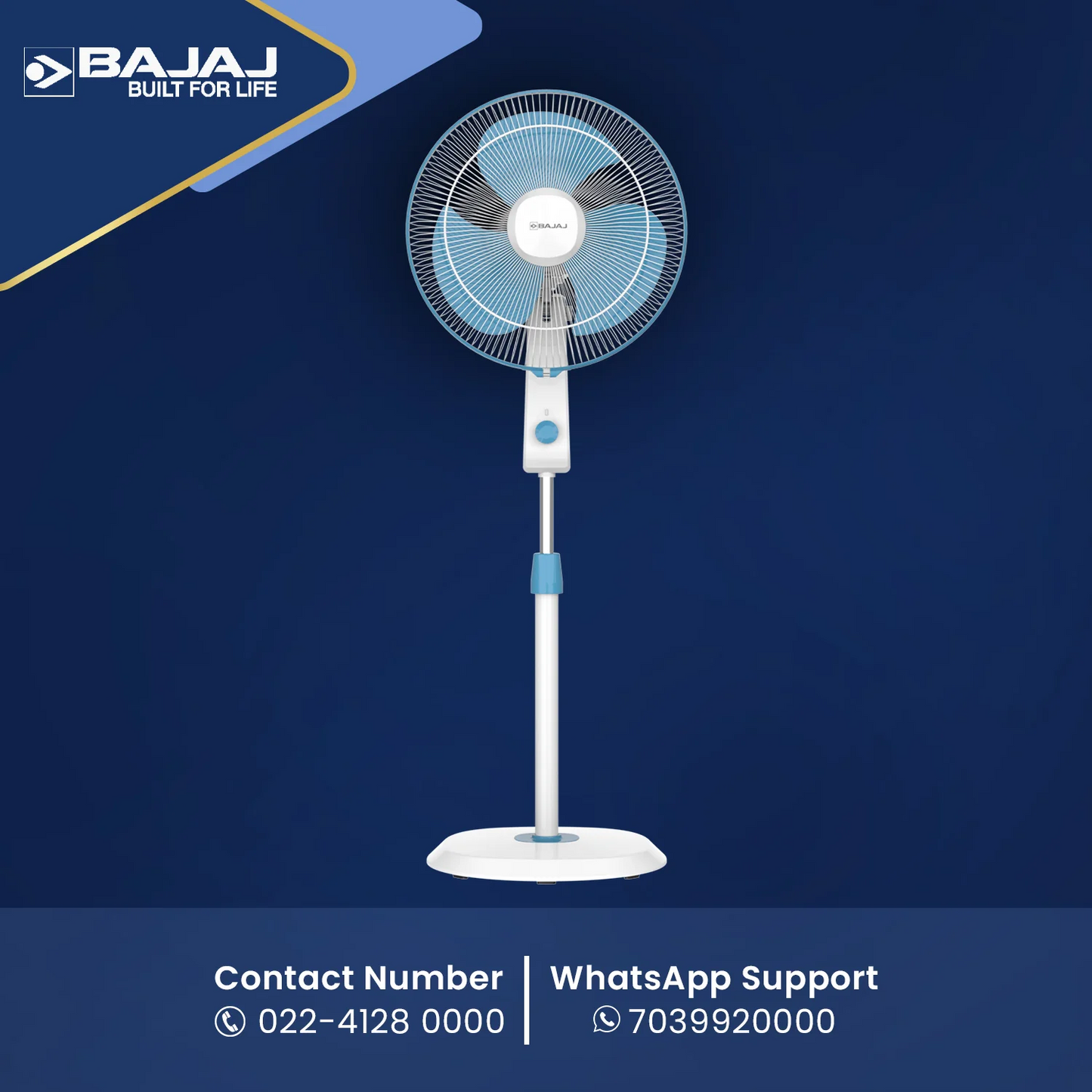 Bajaj Robusto HS 400mm High Speed Pedestal Fan