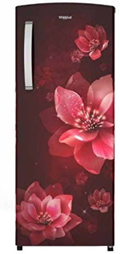 Whirlpool FF22076 – 215L 2-Star Direct-Cool Single Door Refrigerator with Wine Print Design