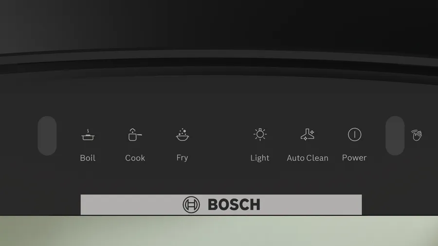Bosch DWA98IJ60I 90 cm Wall Mounted Chimney (Touch + Gesture, Auto Clean, Black Glass)