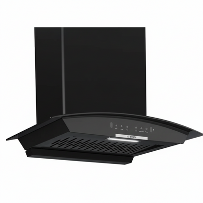 Bosch DWA68IJ60I 60 cm Wall Mounted Chimney (Touch + Gesture, Auto Clean, Black Glass)