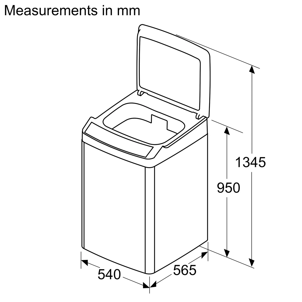 Bosch Series 2 Top Load Washing Machine 8 kg 700 RPM WOE80AG0IN