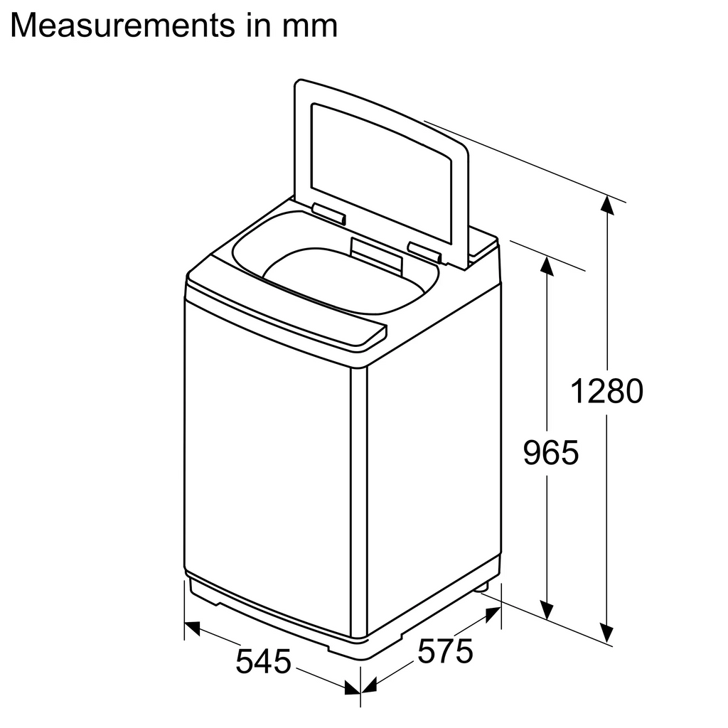 Bosch Series 2 9kg Top Load Washing Machine WOE90DV0IN