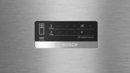 Bosch Series 2 243L Total No Frost Double Door Refrigerator – CTN27S22VI (Silver)