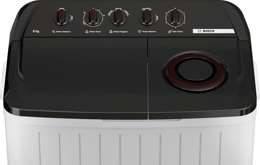 Bosch Series 2 Semi-Automatic Top Load Washing Machine 8 kg 1300 RPM WJP80AU0IN
