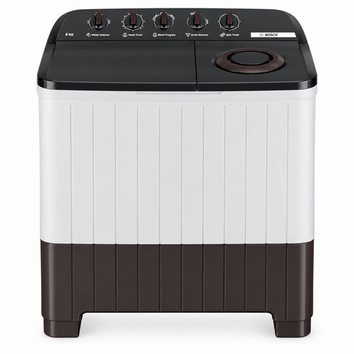 Bosch Series 2 Semi-Automatic Top Load Washing Machine 8 kg 1300 RPM WJP80AU0IN