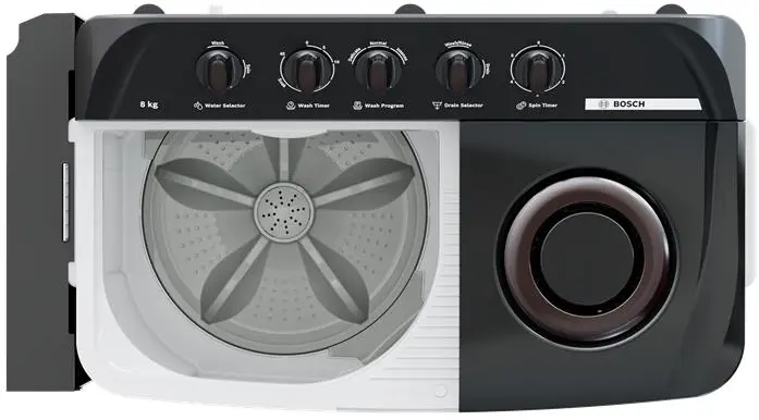 Bosch Series 2 Semi-Automatic Top Load Washing Machine 8 kg 1300 RPM WJP80AU0IN