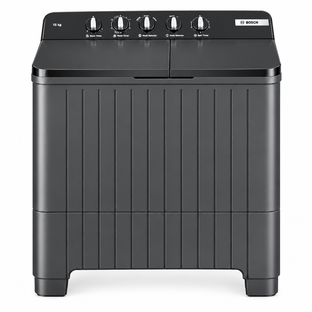 Bosch Series 4 Semi-Automatic Top Load Washing Machine 15 kg 1300 RPM WJG15CD0IN