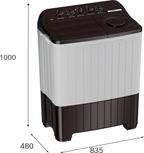 Bosch Series 2 10kg Semi-Automatic Top Load WJP10BU0IN