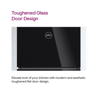 Godrej RT EONCRYSTAL 310B RI OB – 272L 2-Star Frost-Free Double Door Refrigerator (Onyx Black)