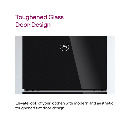 Godrej RT EONCRYSTAL 310B RI OB – 272L 2-Star Frost-Free Double Door Refrigerator (Onyx Black)