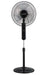 V‑Guard Notus Classic Neo 16″ Pedestal Fan (Black‑Gold, 40 cm Sweep)