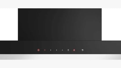 Bosch 60 cm Self Clean Technology glass Kitchen Chimney (HOOD DWBA68J60I, Oil collector Filter technology, Touch Control, Black) (DWBA68J60I)
