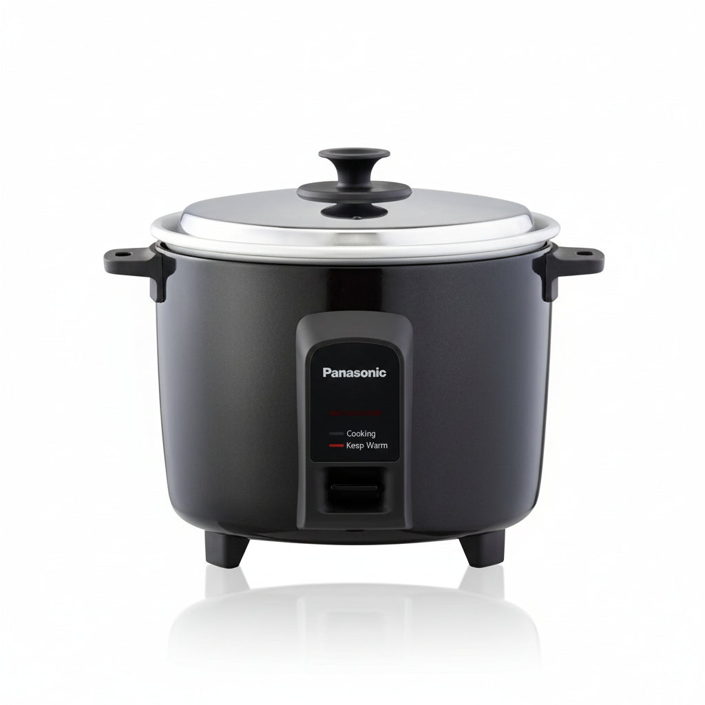 Panasonic SR-WA18H(BBW) Electric Rice Cooker – 1.8L, Black