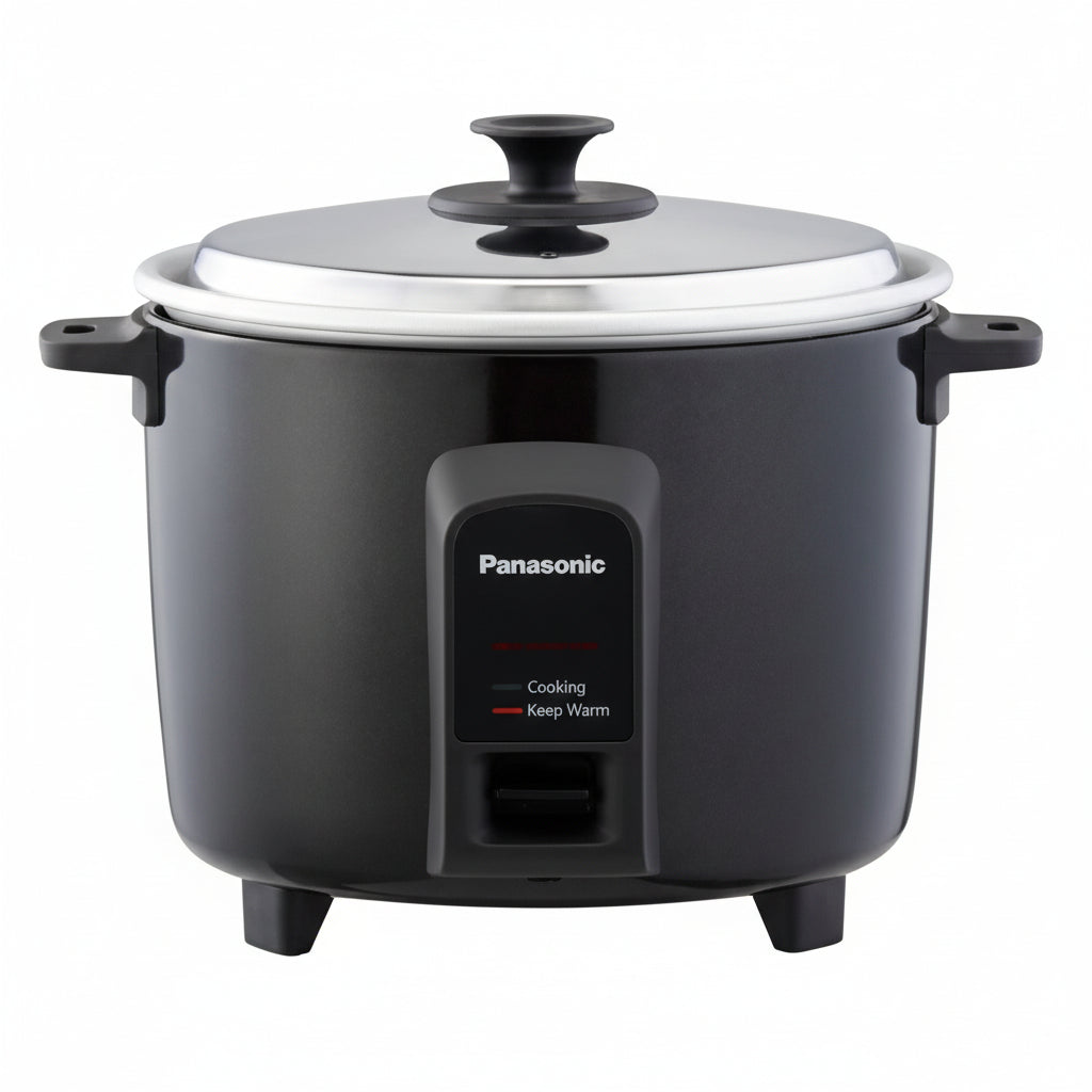 Panasonic SR-WA22H(BBW)BLK Electric Rice Cooker – 2.2L, Black