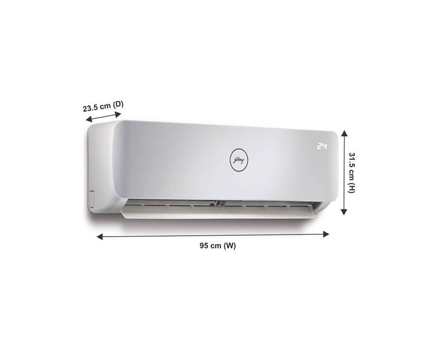 Godrej SIC 18NTC3‑WZE (WYE) – 1.5 Ton 3-Star Convertible Split AC (White)