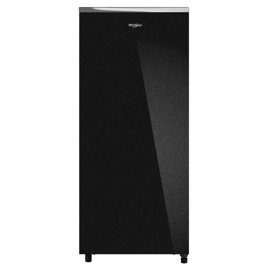Whirlpool 192L 3-Star Single Door Refrigerator (Glass Black, Model: 73305)