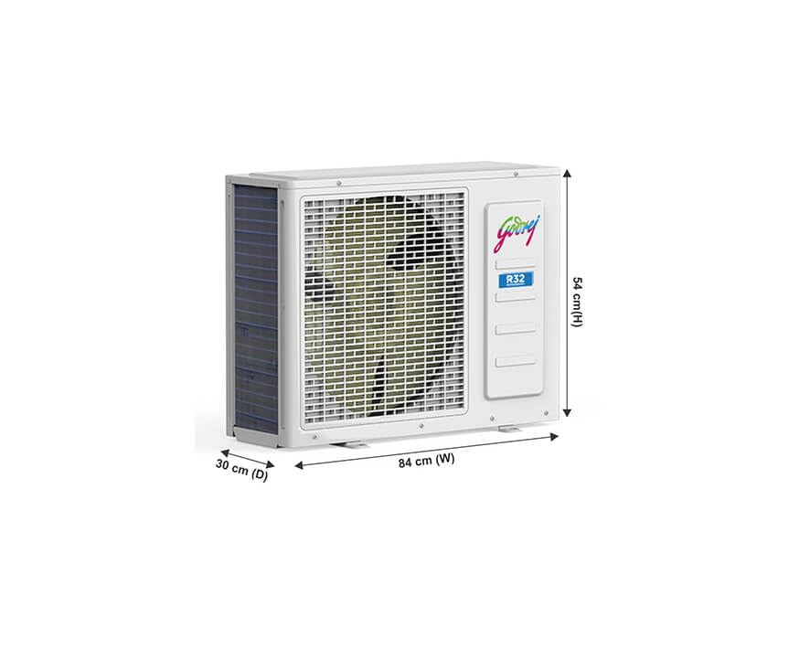 Godrej SIC 18NTC3‑WZE (WYE) – 1.5 Ton 3-Star Convertible Split AC (White)