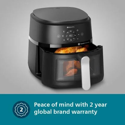 Philips Airfryer NA221/00 (2000 Series) – 4.2L, 1500W, Digital Touchscreen – Black
