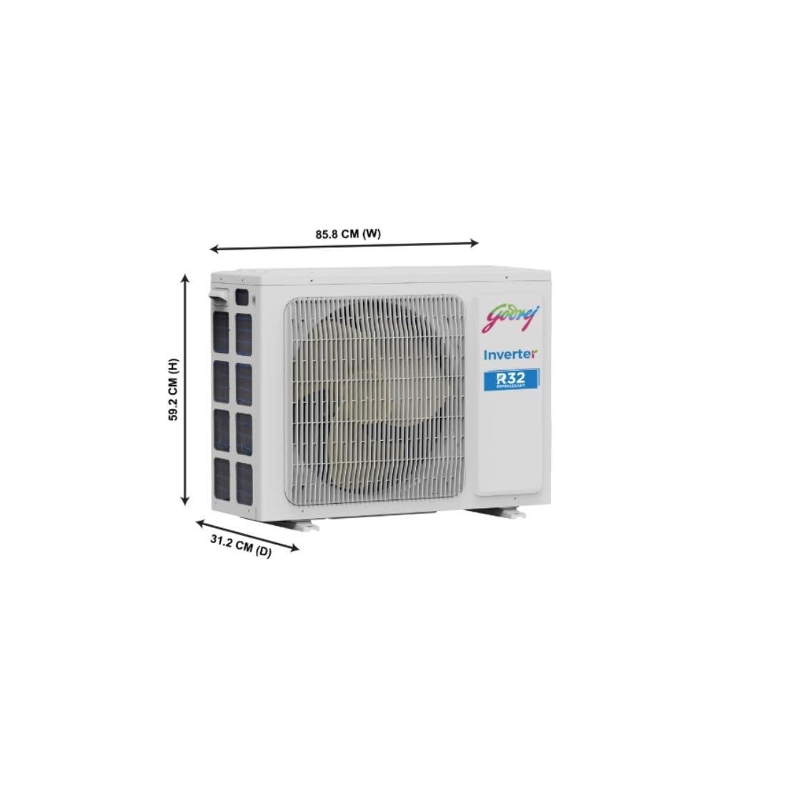 Godrej 2 Ton 3 Star Inverter Split AC (SIC 24ITC3-WZS) – 5-in-1 Convertible with Copper Condenser