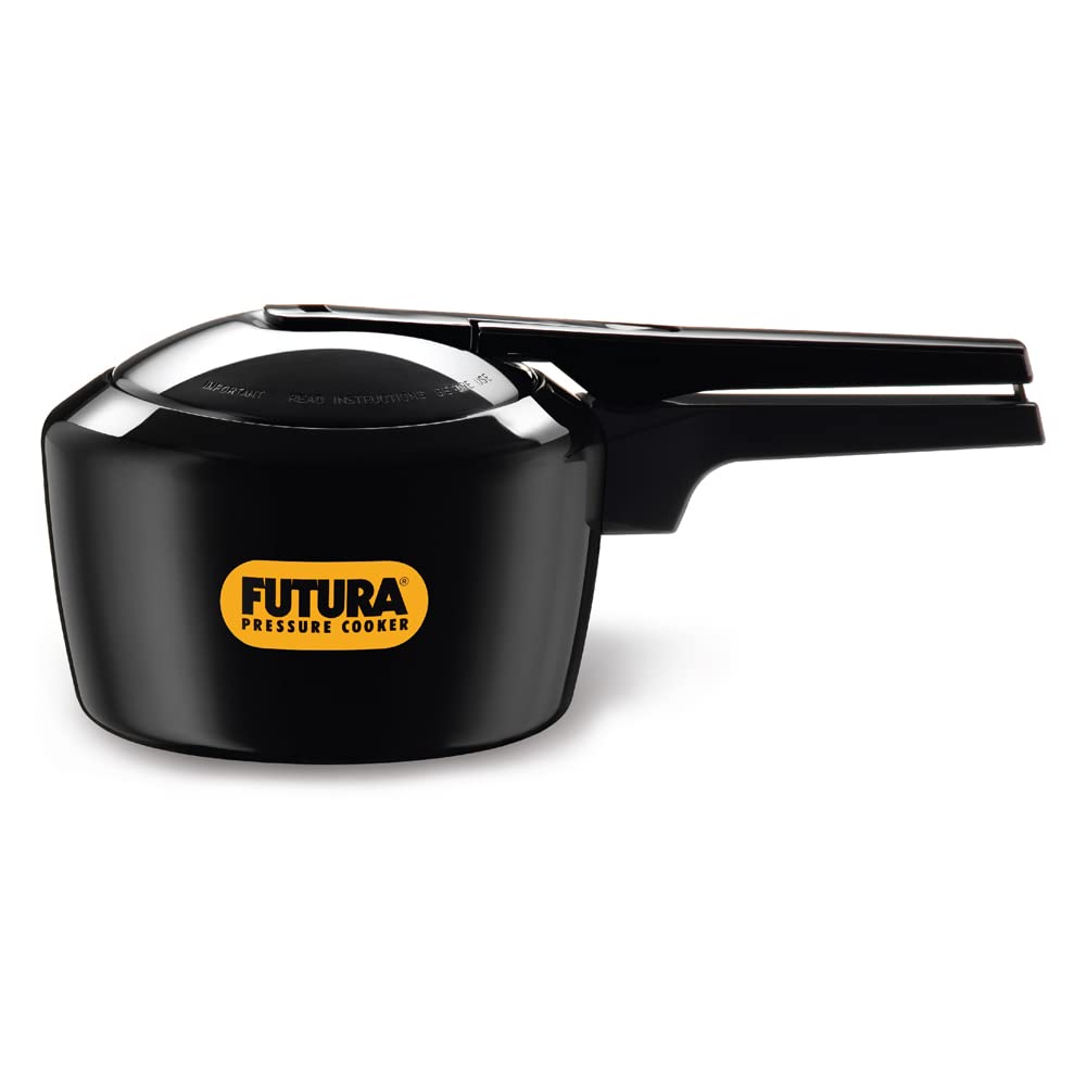 Hawkins Futura 2L Pressure Cooker – Hard Anodised Aluminium, FP20, Ideal for 2–3 Persons