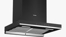Bosch 60 cm Self Clean Technology glass Kitchen Chimney (HOOD DWBA68J60I, Oil collector Filter technology, Touch Control, Black) (DWBA68J60I)
