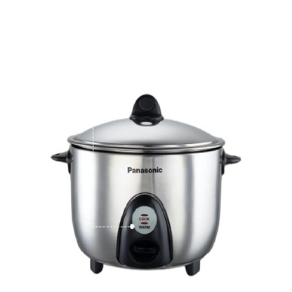 Panasonic SR-G18(SUS) Electric Rice Cooker – 1.8L, Stainless Steel
